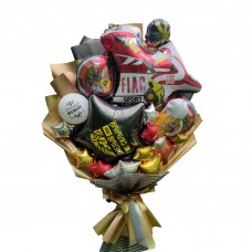 Крафтовий букет кульок Чоловіку