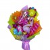 Крафтовий букет кульок Веселка Крафтовий букет кульок Веселка