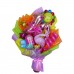 Крафтовий букет кульок Веселка Крафтовий букет кульок Веселка