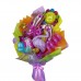 Крафтовий букет кульок Веселка Крафтовий букет кульок Веселка
