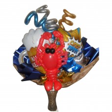 Крафтовий букет кульок Супер Папа