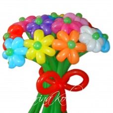 Різнокольорові ромашки 13 шт