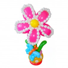 Квіточка в горщику з кульок