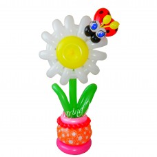 Квіточка у вазі з кульок