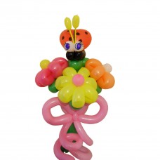 Три ромашки з сонечком з кульок